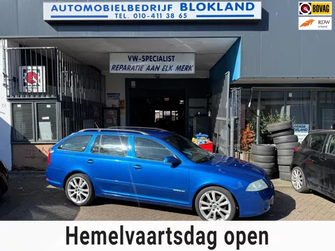 Skoda Octavia Combi 2.0 TFSI RS/ Met 200PK/ met Airco, Lederen interieur, Cruise Control en een ruime APK!!!